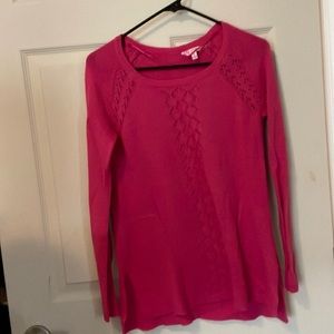 Women’s pink Candie’s sweater